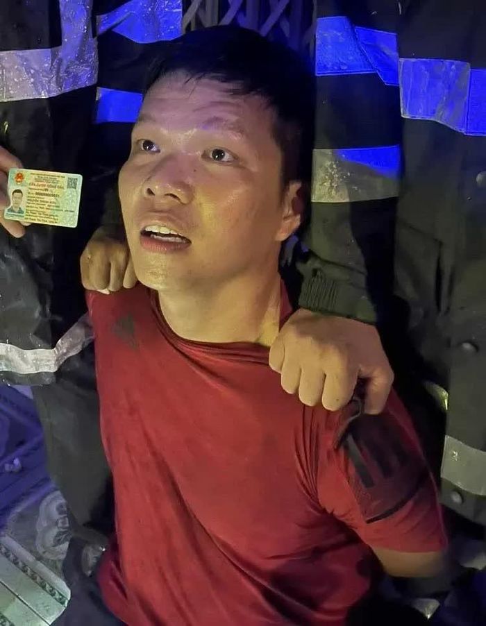 93bf5e1e9b53720d2b42 Nguyễn Thanh Sơn thời điểm bị bắt giữ.