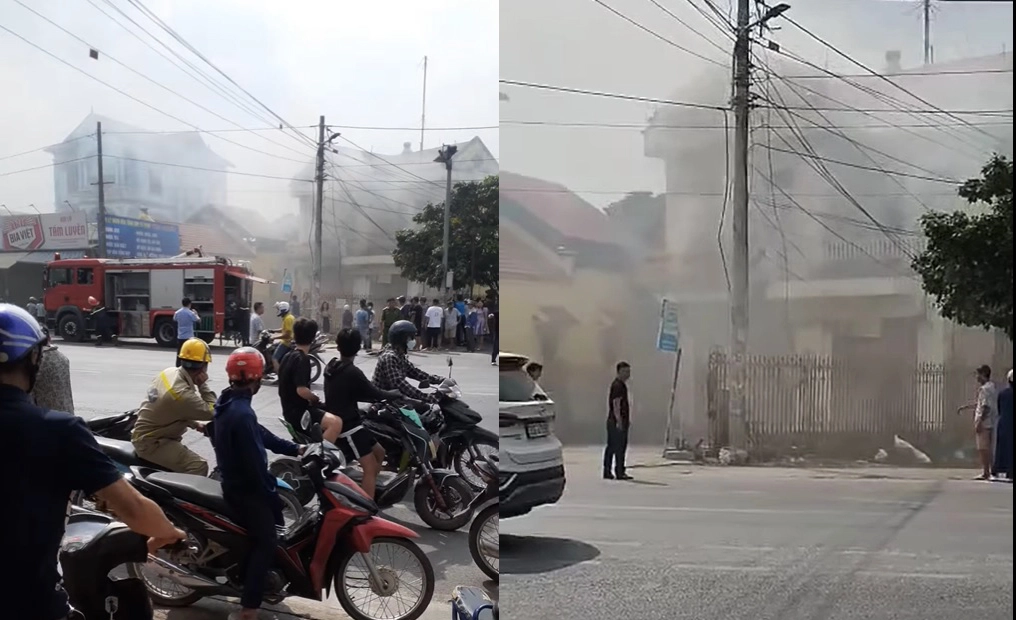 Hà Nam: Cháy bưu điện Phố Cà, nhiều giấy tờ, bưu phẩm quan trọng bị thiêu cháy - Ảnh 1.