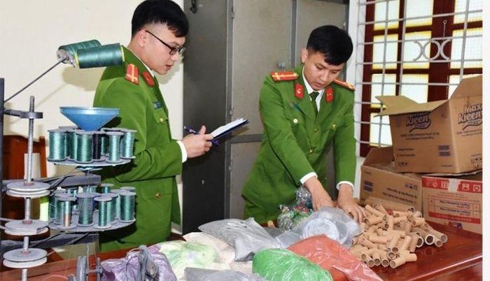 Xây hầm bí mật để sản xuất pháo ở Thanh Hóa