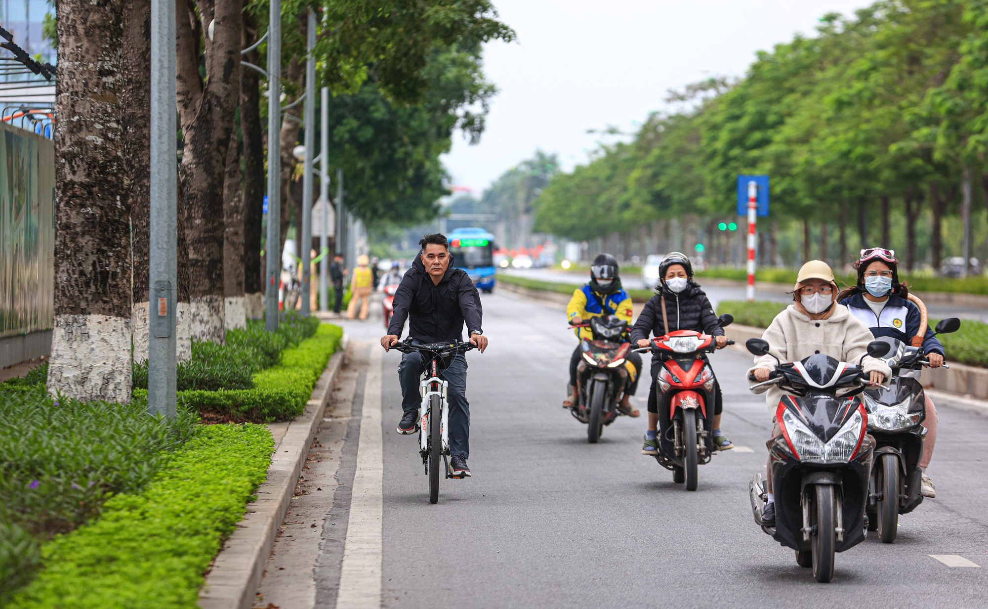 Cận cảnh 2 tuyến đường dự kiến dành riêng cho xe đạp