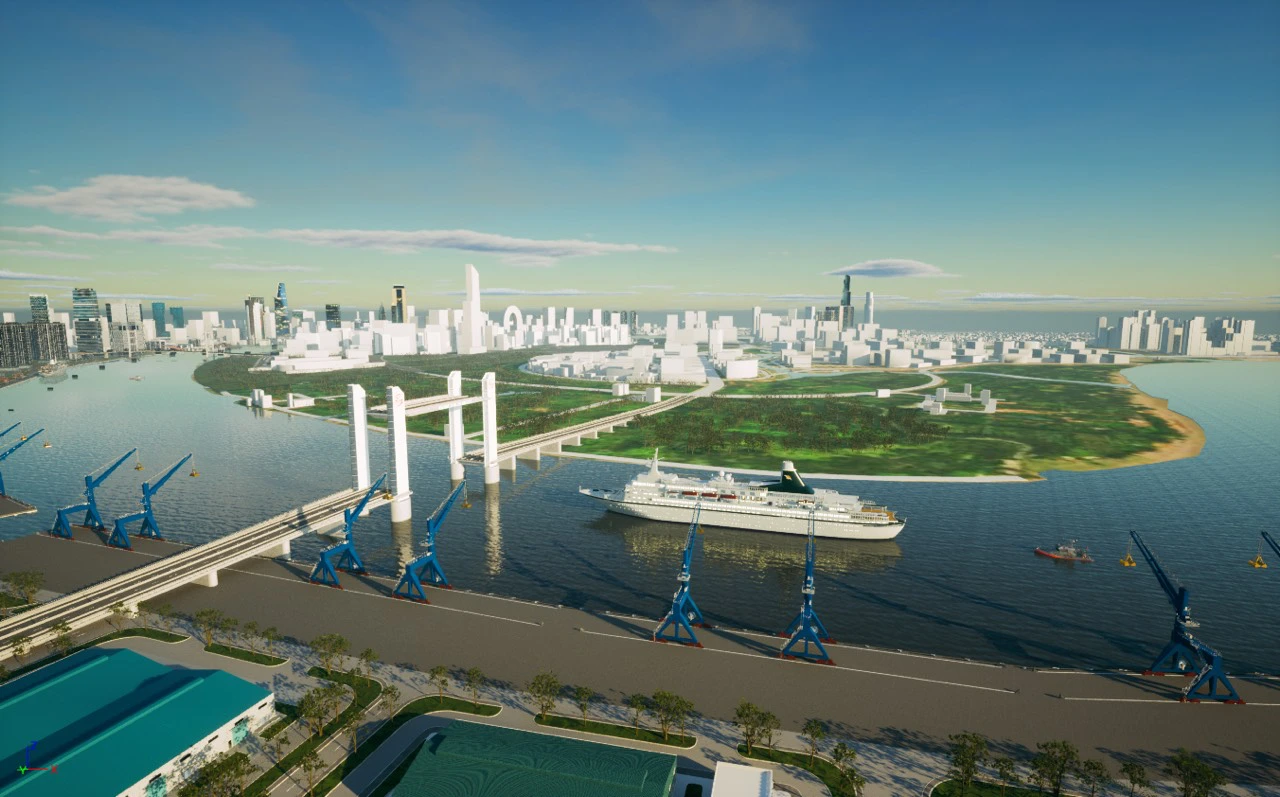 Thiết kế độc lạ của cầu Thủ Thiêm 4 - Ảnh 1. Thiết kế độc lạ của cầu Thủ Thiêm 4 - Ảnh 1.