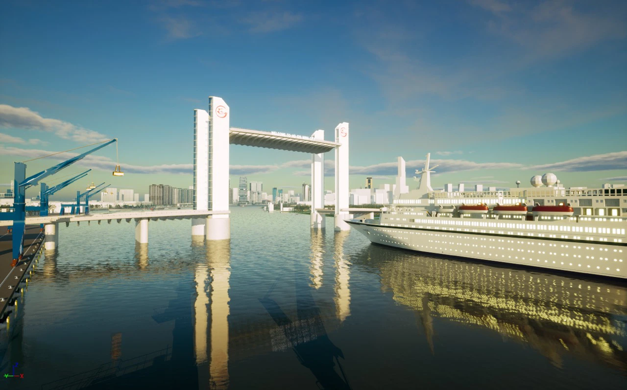 Thiết kế độc lạ của cầu Thủ Thiêm 4 - Ảnh 2. Thiết kế độc lạ của cầu Thủ Thiêm 4 - Ảnh 2.