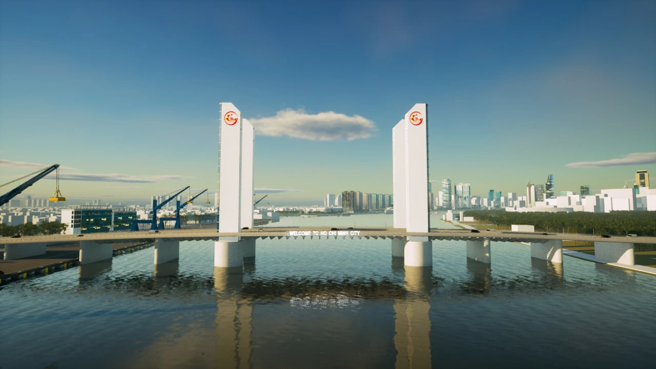 Thiết kế độc lạ của cầu Thủ Thiêm 4 - Ảnh 3. Thiết kế độc lạ của cầu Thủ Thiêm 4 - Ảnh 3.