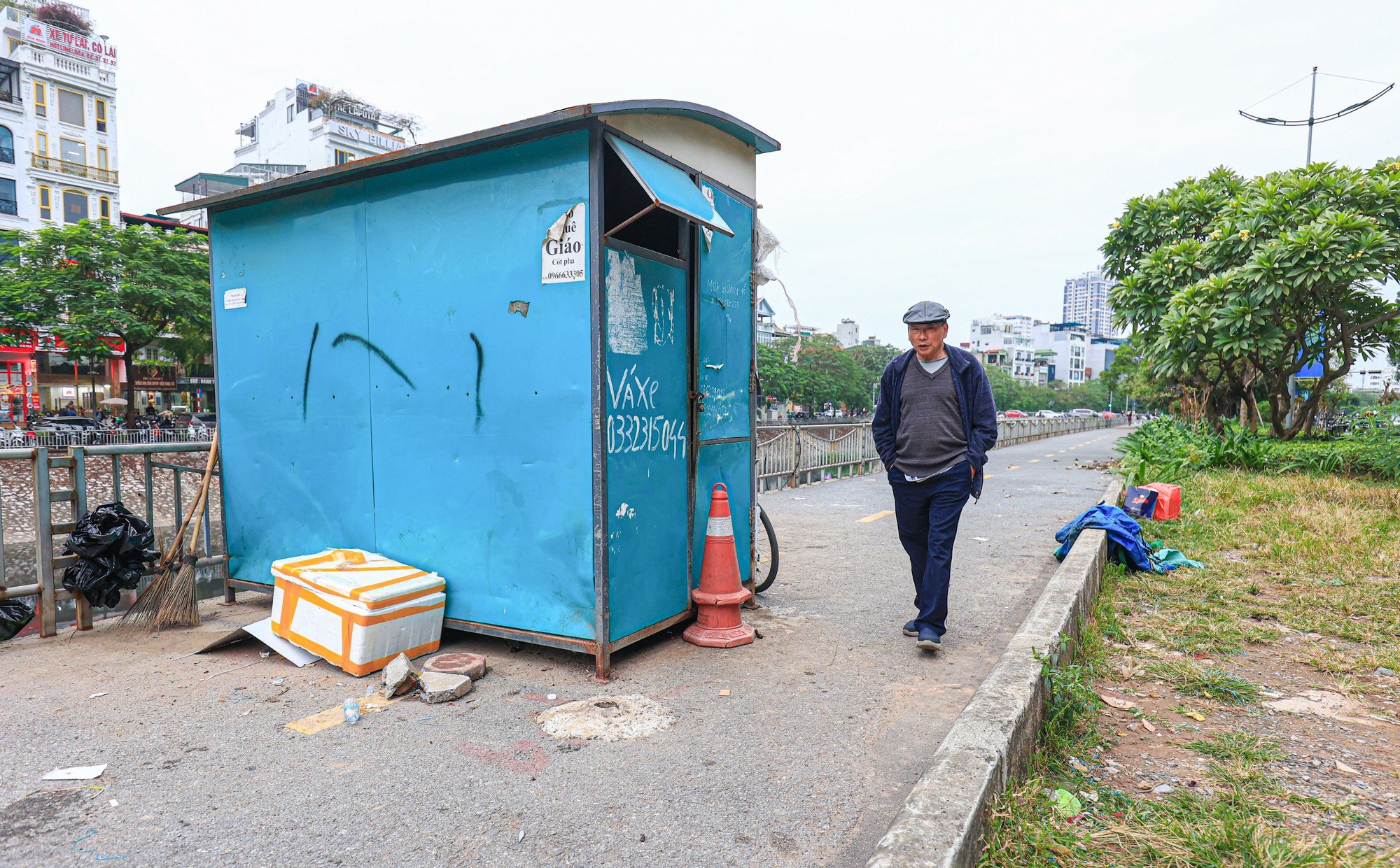 Cận cảnh 2 tuyến phố sắp làm đường riêng cho xe đạp - Ảnh 9.