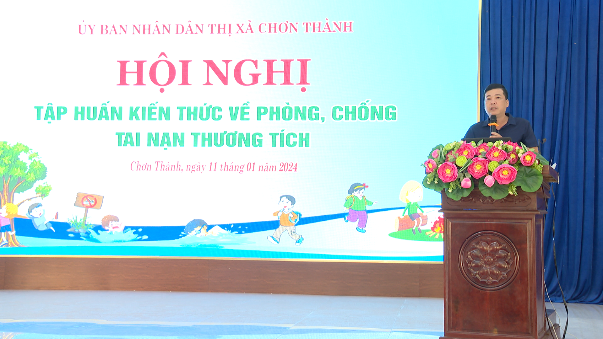 Chơn Thành – Bình Phước: Tập huấn phòng chống tai nạn thương tích
