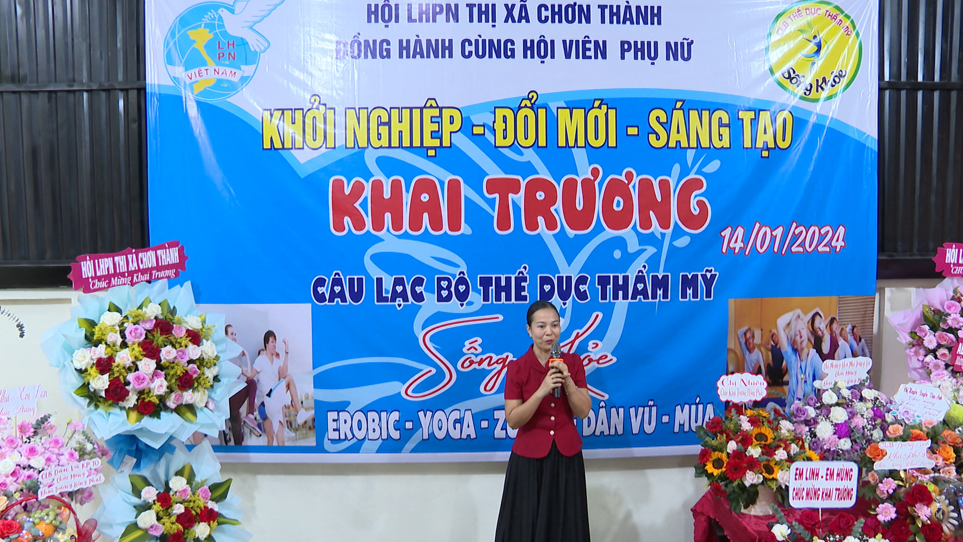 Chơn Thành – Bình Phước: Khai trương câu lạc bộ thể dục thẩm mỹ Sống Khỏe