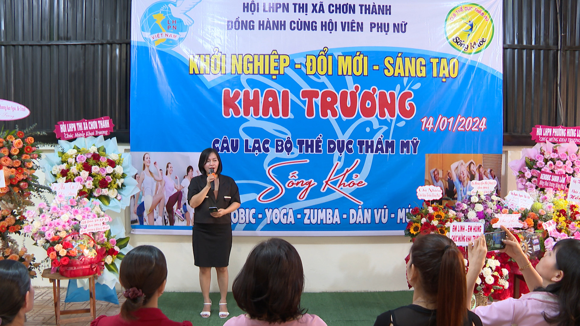 Chơn Thành – Bình Phước: Khai trương câu lạc bộ thể dục thẩm mỹ Sống Khỏe