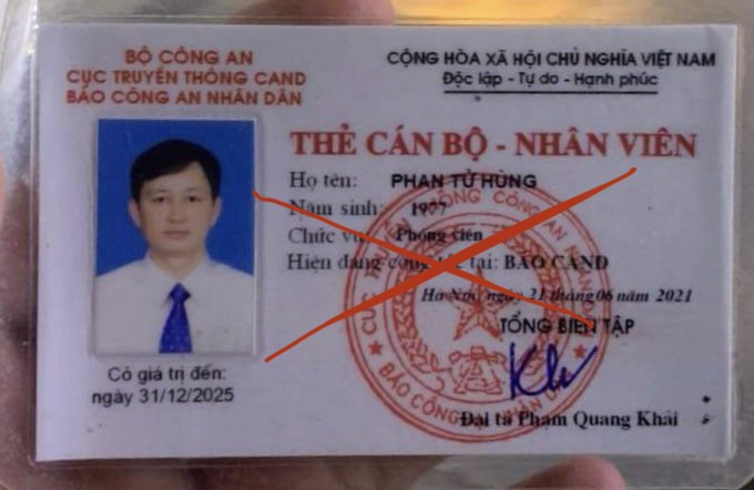 Cảnh báo về Thông Tin Giả Mạo Liên Quan đến Cán Bộ, Phóng Viên, và Nhân Viên của Báo CAND