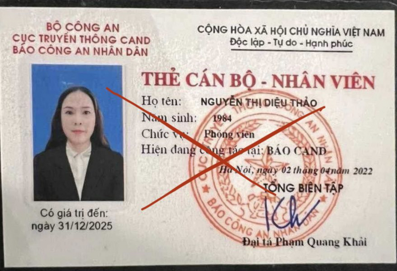 Cảnh báo về Thông Tin Giả Mạo Liên Quan đến Cán Bộ, Phóng Viên, và Nhân Viên của Báo CAND