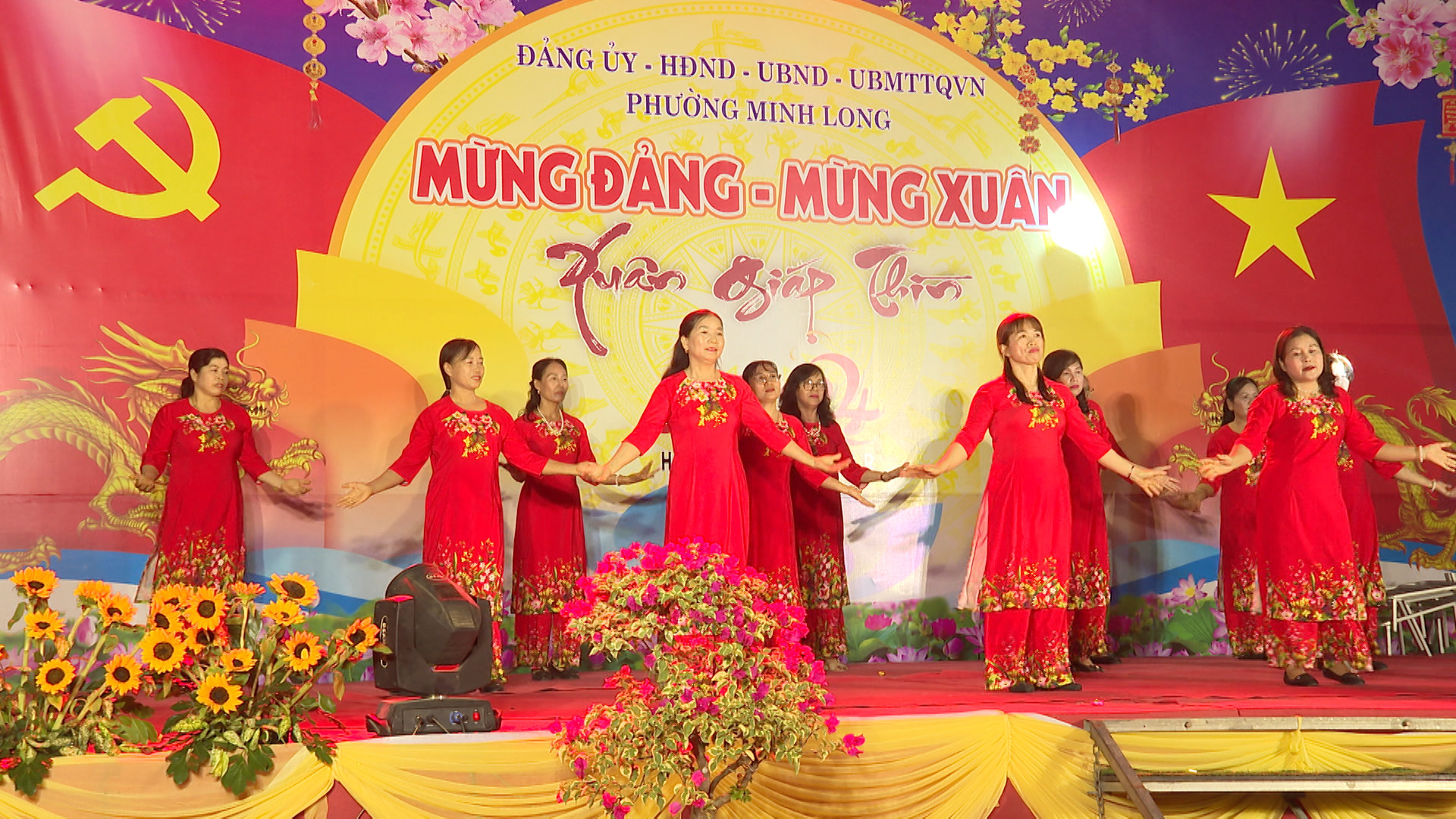 Bình Phước – Chơn Thành: Minh Long tưng bừng văn nghệ mừng Đảng – mừng Xuân Giáp Thìn năm 2024