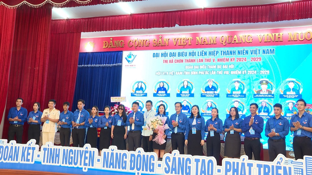 Bình Phước: Đại hội đại biểu Hội LHTN Việt Nam thị xã Chơn Thành, lần thứ V, nhiệm kỳ 2024-2029 thành công tốt đẹp