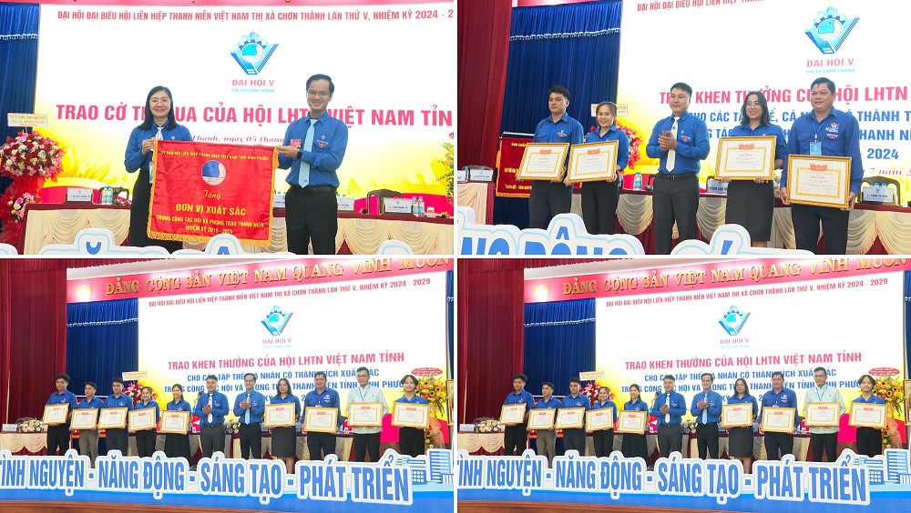 Bình Phước: Đại hội đại biểu Hội LHTN Việt Nam thị xã Chơn Thành, lần thứ V, nhiệm kỳ 2024-2029 thành công tốt đẹp