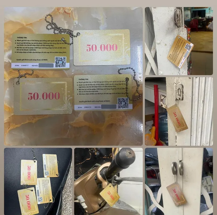 TPHCM: Người dân cảnh giác thẻ ‘lạ’ chứa mã QR treo trên xe, cửa nhà