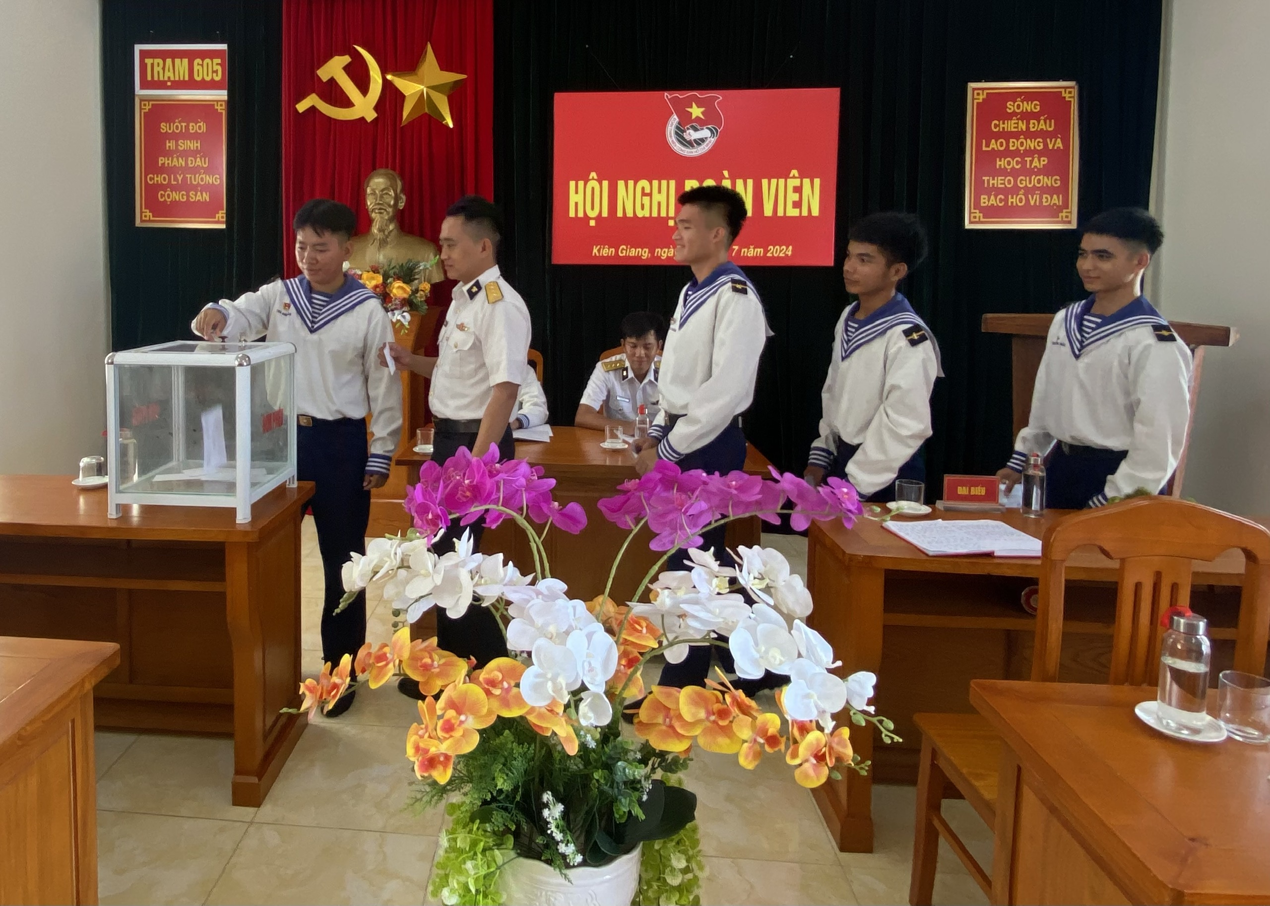 Trạm Ra đa 605, Trung đoàn 551 tổ chức Hội nghị Chi đoàn nhiệm kỳ 2024 – 2027