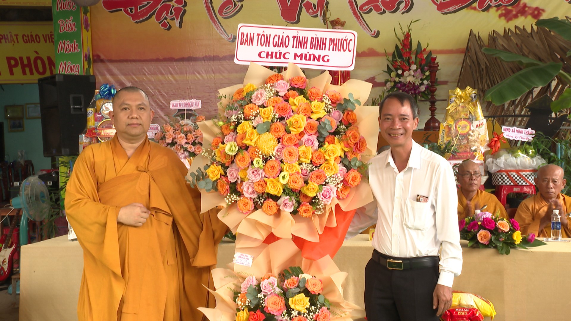 Bình Phước – Chơn Thành: Đại lễ Vu Lan báo hiếu Chùa Nhuận Minh và tặng 100 phần quà cho người khó khăn