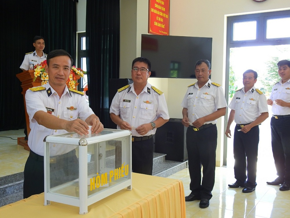 Khối Cơ quan Trung Đoàn 551, Vùng 5 Hải quân tổ chức Đại Hội Quân nhân nhiệm kỳ 2024 – 2027