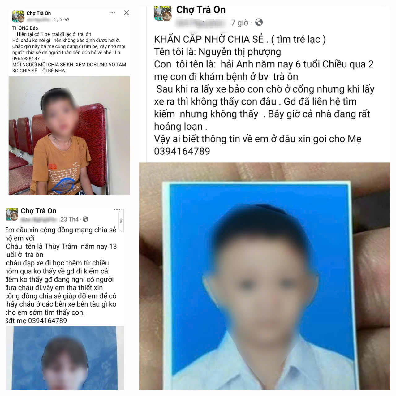 Công an truy tìm người liên tục đăng tin trẻ đi lạc ở Vĩnh Long- Ảnh 1.