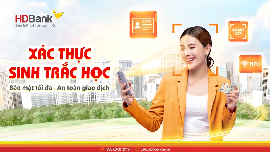 HDBank triển khai xác thực sinh trắc học để tăng cường an toàn giao dịch cho khách hàng- Ảnh 1. HDBank triển khai xác thực sinh trắc học để tăng cường an toàn giao dịch cho khách hàng- Ảnh 1.