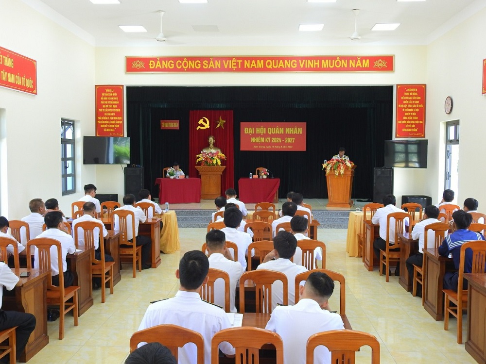 Khối Cơ quan Trung Đoàn 551, Vùng 5 Hải quân tổ chức Đại Hội Quân nhân nhiệm kỳ 2024 – 2027