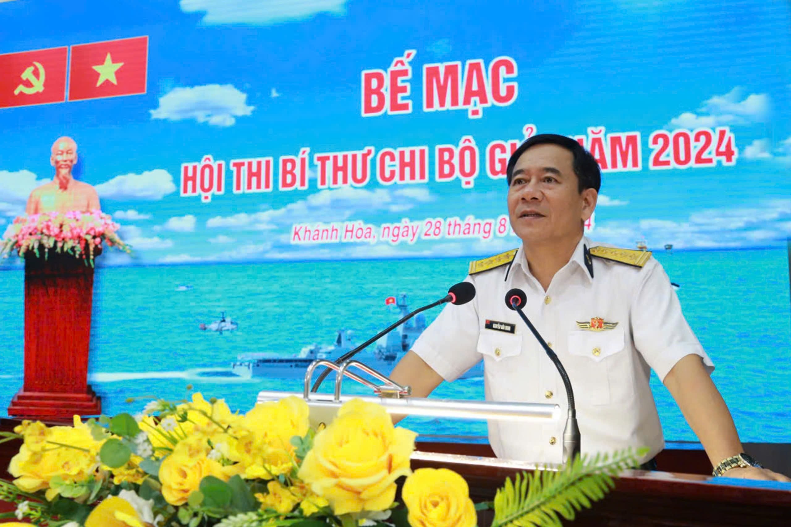 Hội thi Bí thư Chi bộ giỏi Vùng 4 Hải quân năm 2024 thành công tốt đẹp