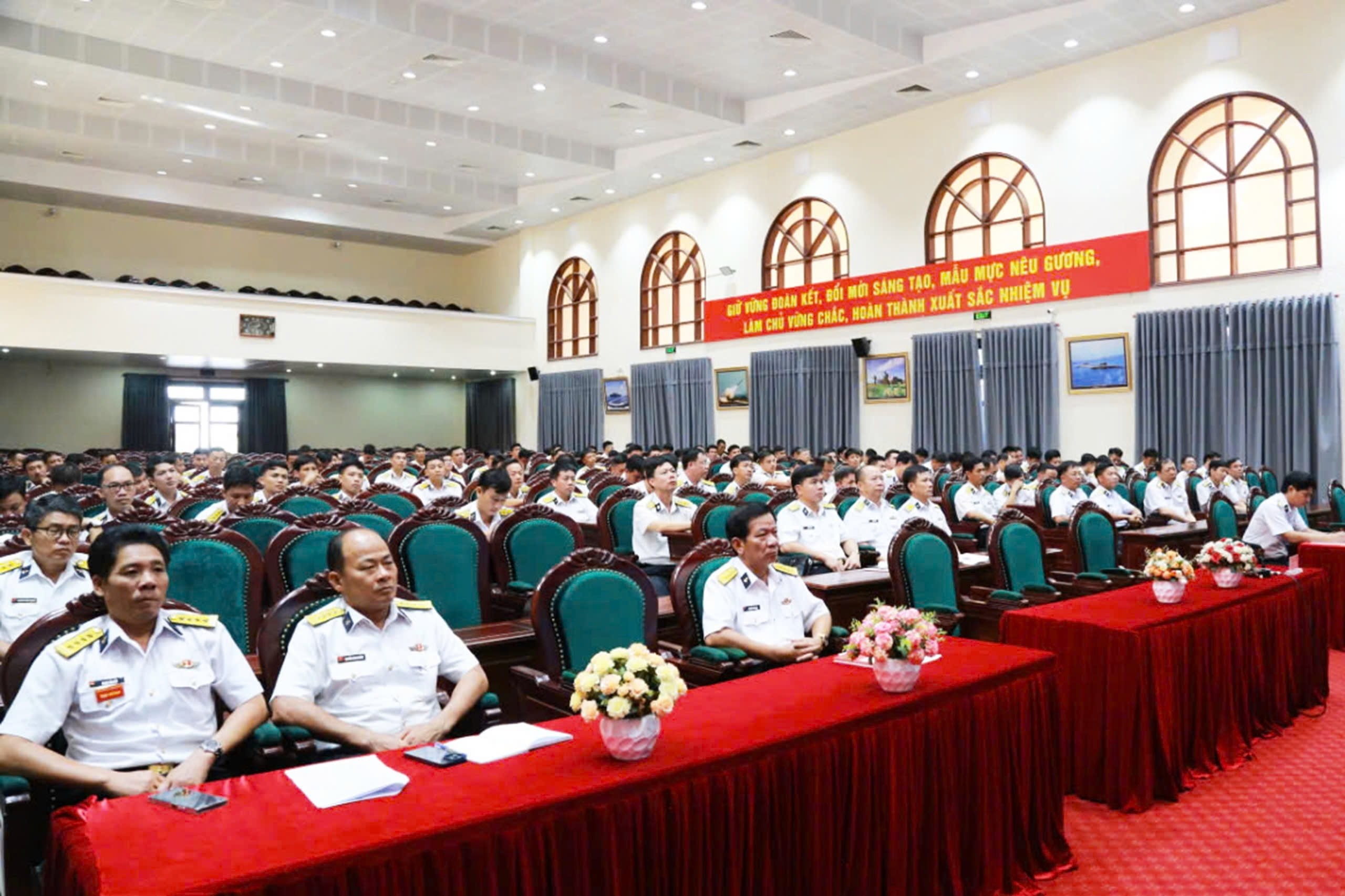 Hội thi Bí thư Chi bộ giỏi Vùng 4 Hải quân năm 2024 thành công tốt đẹp