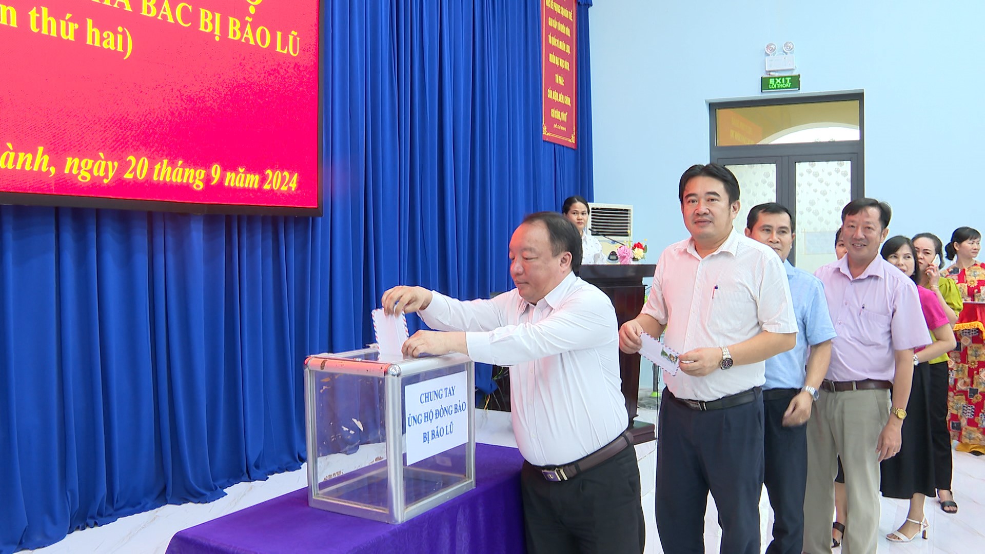 Chơn Thành – Bình Phước: đã ủng hộ nhân dân bị thiệt hại do bão số 3 gây ra, được hơn 1 tỷ đồng