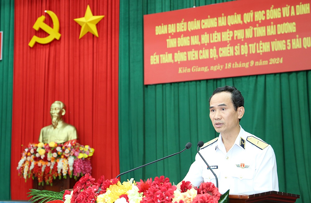 Đoàn công tác biển đảo Tây Nam thăm, động viên cán bộ, chiến sĩ Bộ Tư lệnh Vùng 5 và tổng kết chuyến công tác