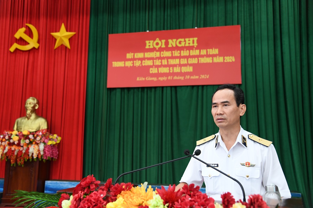 Bộ Tư lệnh Vùng 5 Hải quân rút kinh nghiệm công tác bảo đảm an toàn