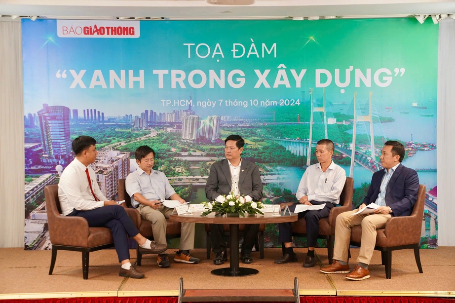 Trực tiếp tọa đàm "Xanh trong xây dựng"- Ảnh 1. Trực tiếp tọa đàm "Xanh trong xây dựng"- Ảnh 1.