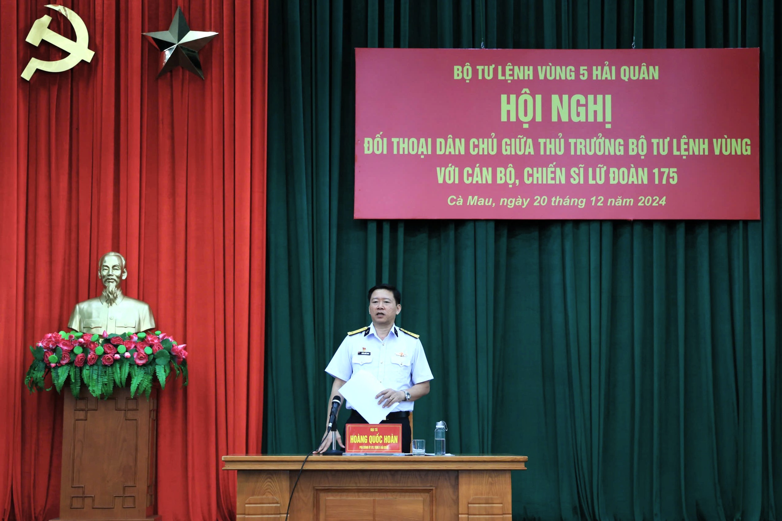 Bộ Tư lệnh Vùng 5 Hải quân bàn giao “Nhà đồng đội” tại Cà Mau