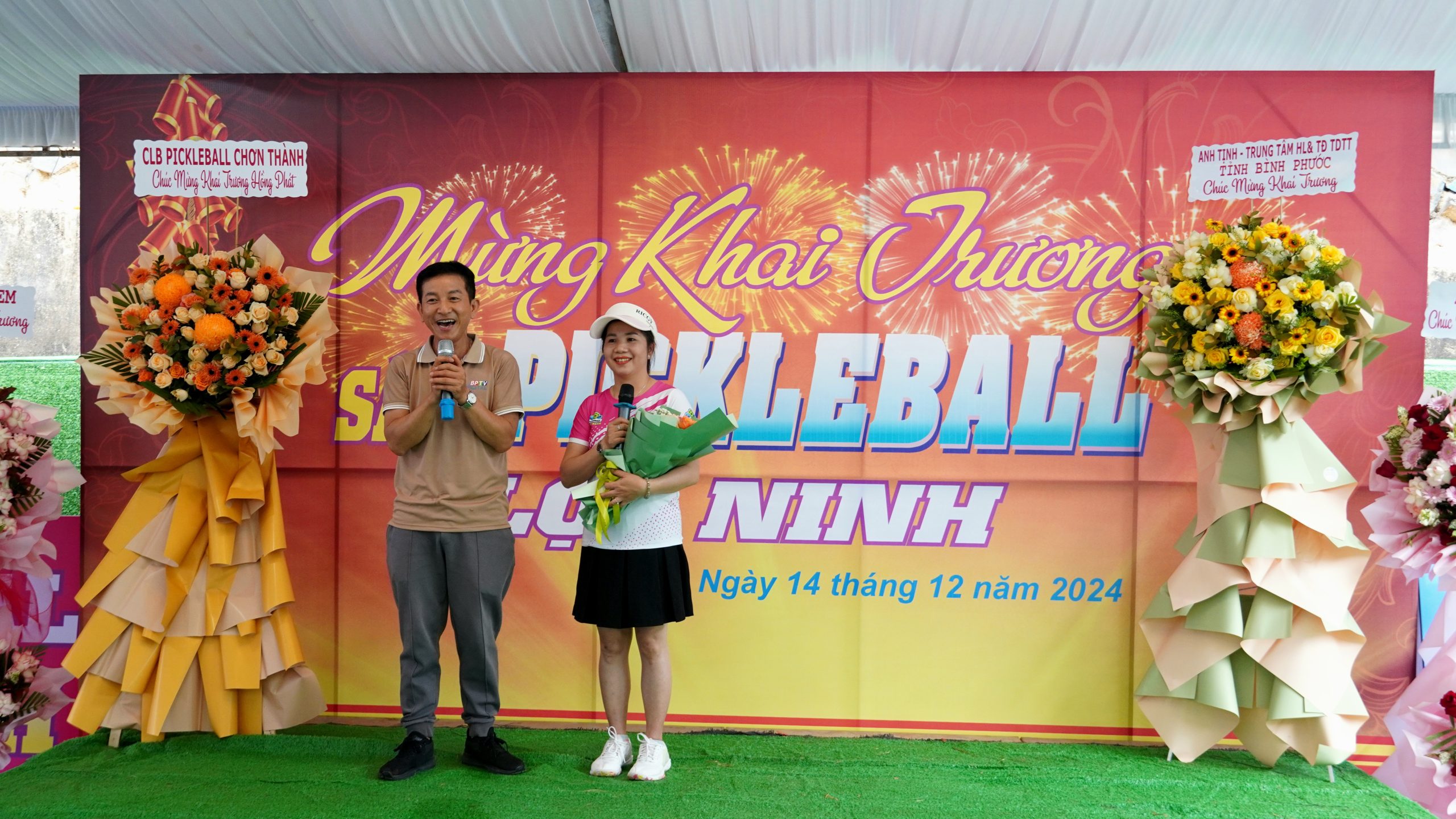Khai Trương Cụm Sân Pickleball Đầu Tiên Tại Huyện Lộc Ninh, Tỉnh Bình Phước