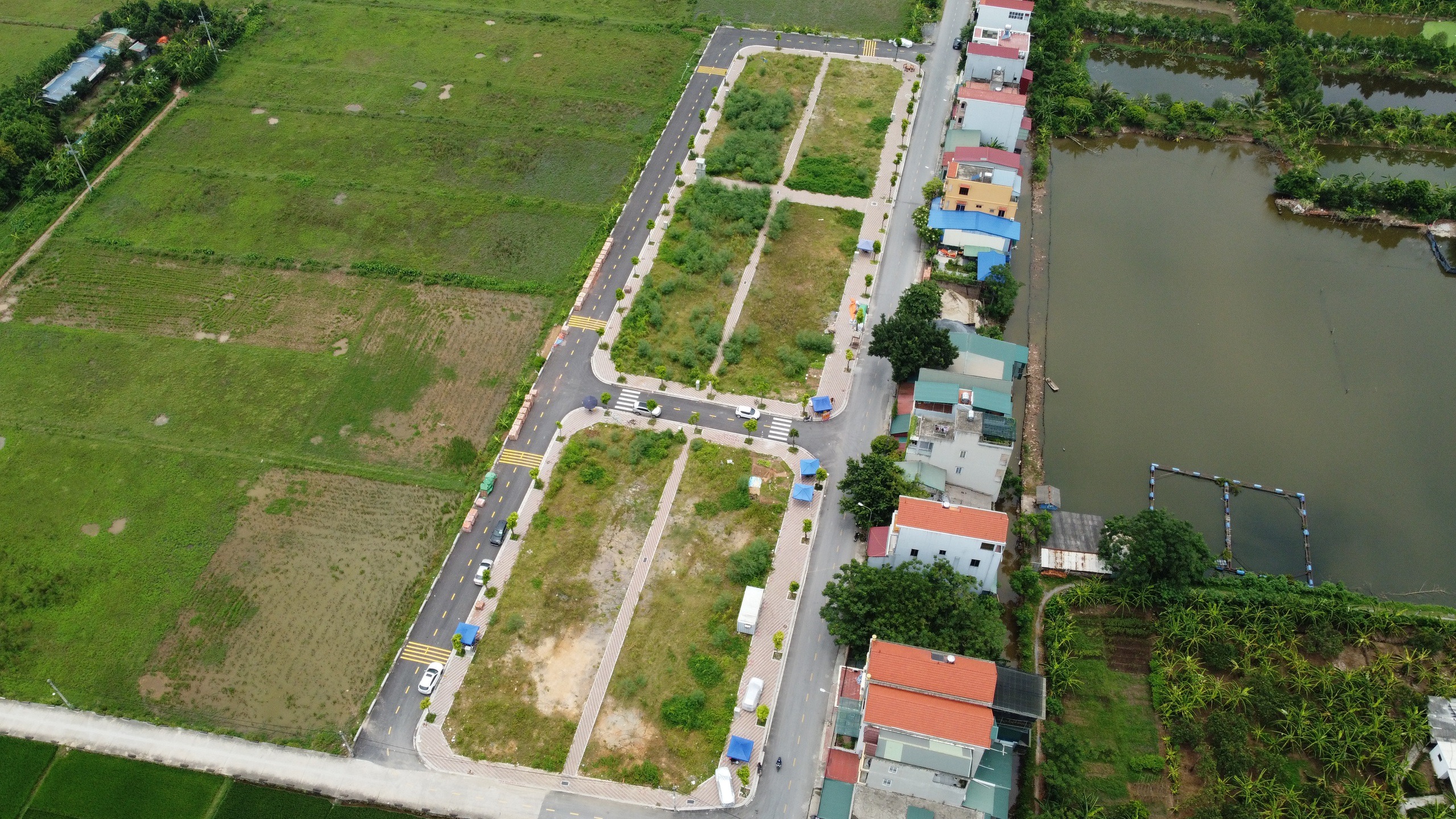 Công an xác minh phiên đấu giá 22 thửa đất có dấu hiệu bất thường ở Hà Nội- Ảnh 1.