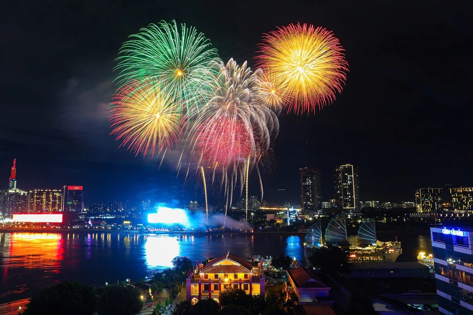TP.HCM chốt bắn pháo hoa ở 2 điểm dịp tết Dương lịch- Ảnh 1. TP.HCM chốt bắn pháo hoa ở 2 điểm dịp tết Dương lịch- Ảnh 1.