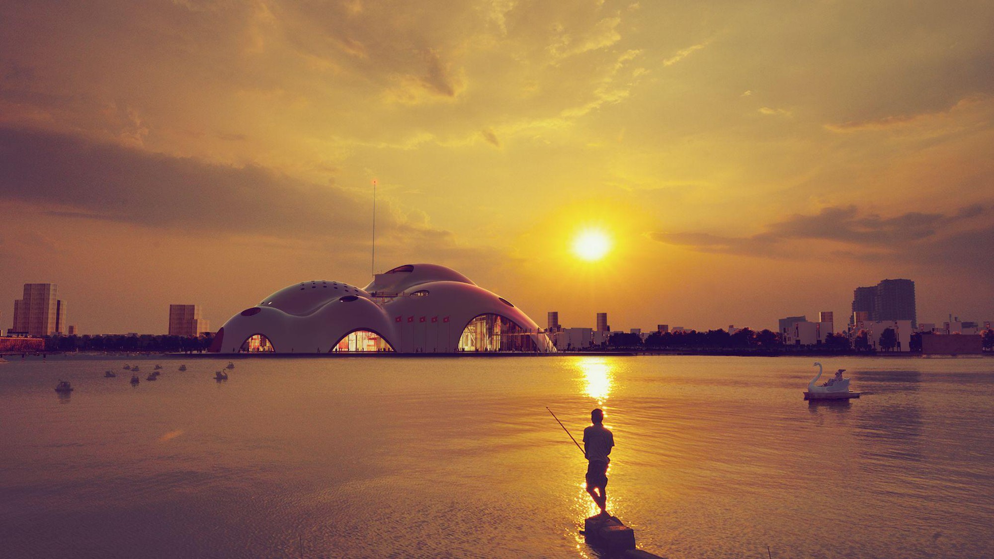 Hà Nội sẽ có nhà hát tầm cỡ thế giới cạnh Hồ Tây- Ảnh 1.