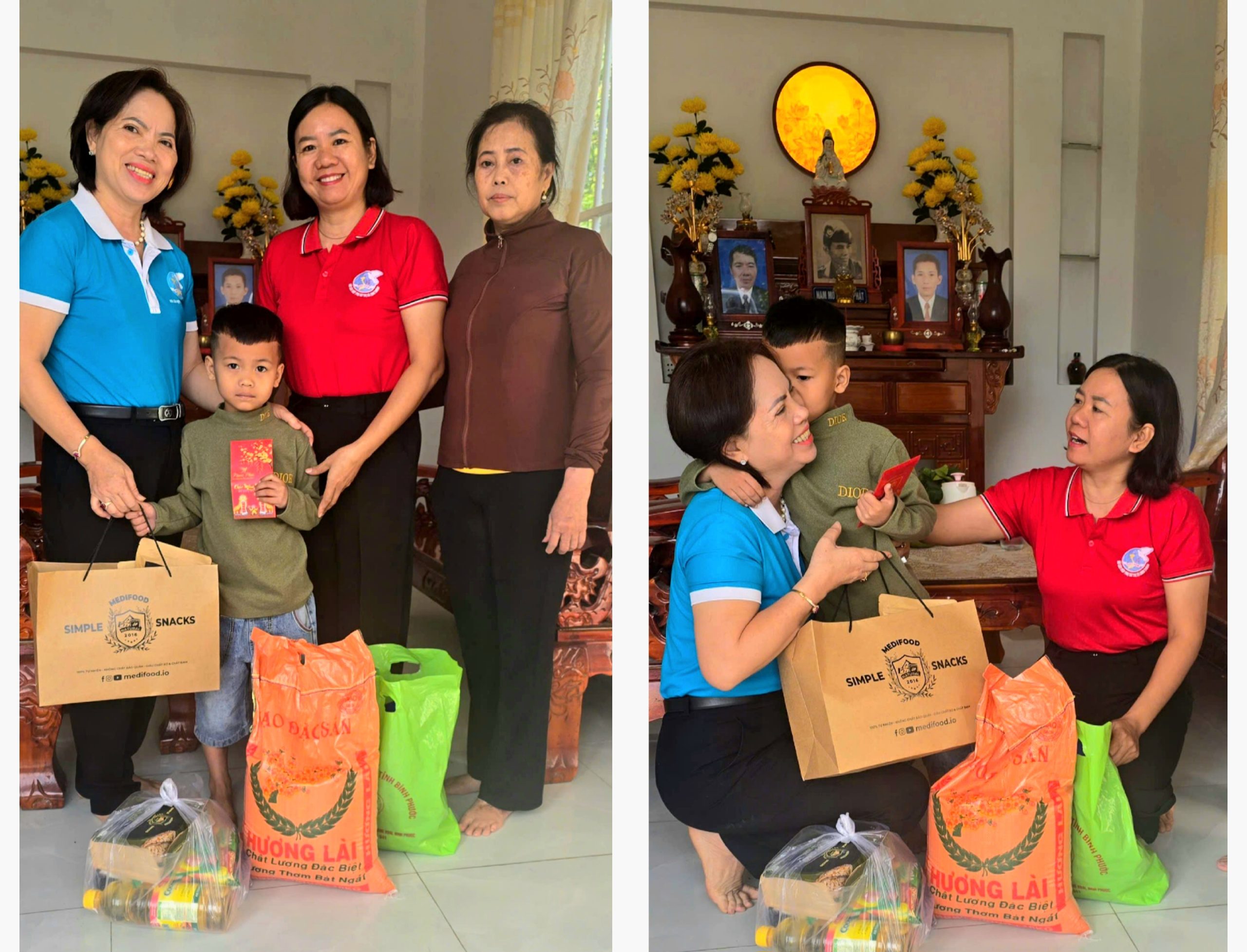 Bình Phước: Hội Liên Hiệp Phụ Nữ Thị xã Chơn Thành mang xuân ấm áp đến trẻ em mồ côi