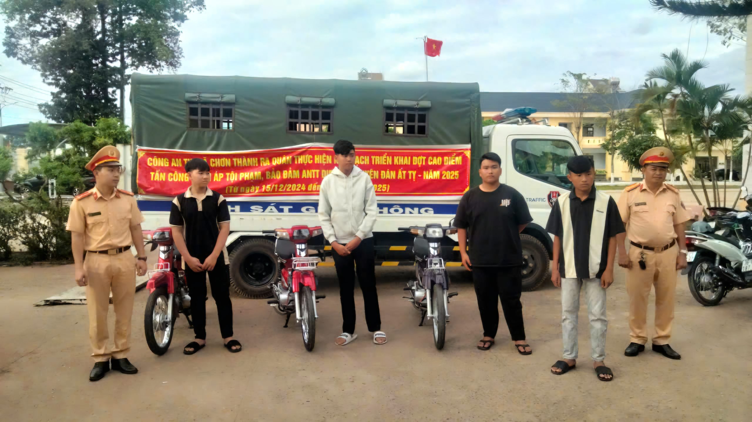 Bình Phước: Chơn Thành xử lý nhóm thanh niên tụ tập đua xe trái phép