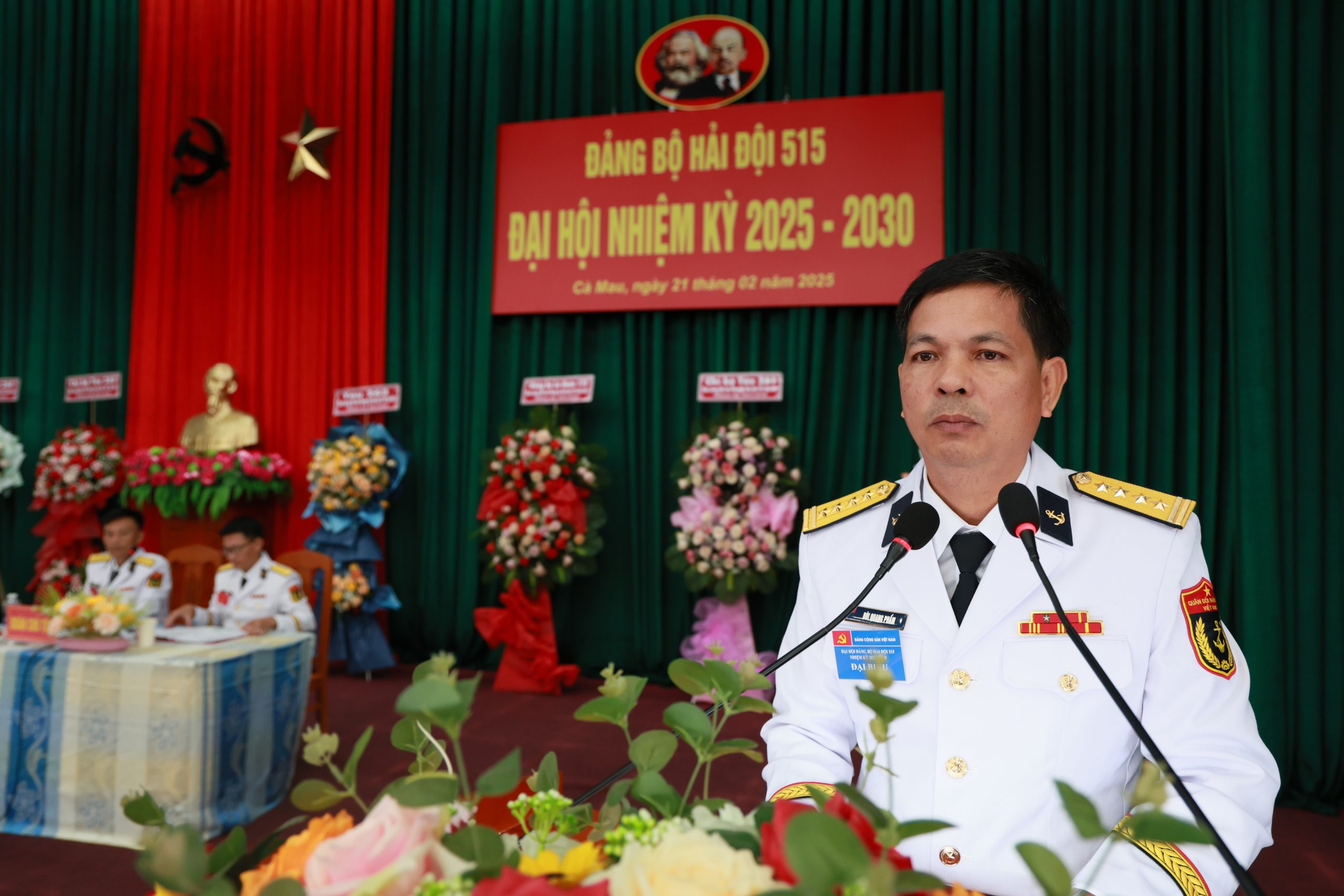 Lữ đoàn 175 chỉ đạo Đại hội Đảng bộ Hải đội 515 làm trước