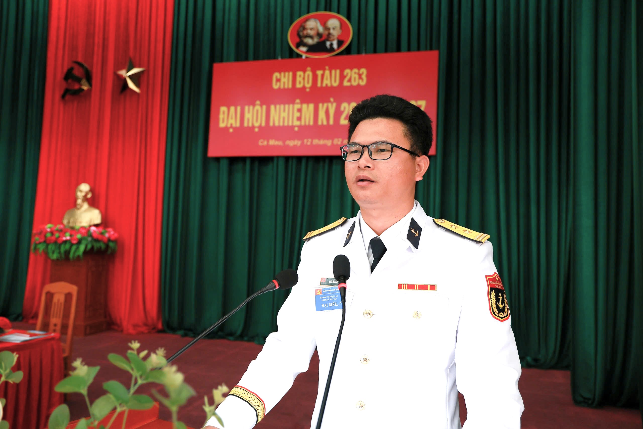 Chi bộ Tàu 263 Đại hội nhiệm kỳ 2025-2027