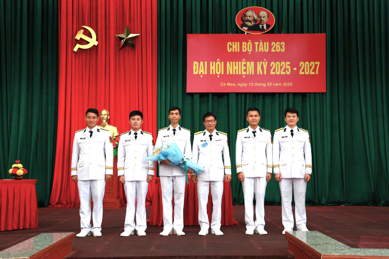 Chi bộ Tàu 263 Đại hội nhiệm kỳ 2025-2027