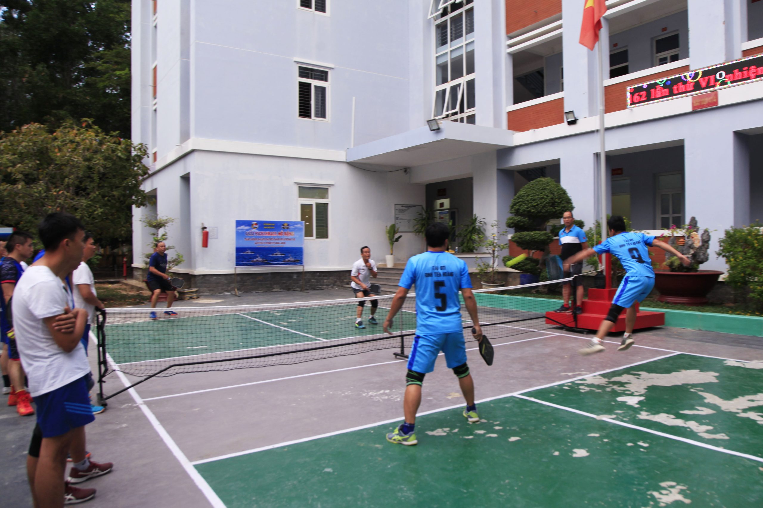 Hải đội 414, giải Pickleball mở rộng chào mừng Đại hội Đảng bộ Lữ đoàn 162 thành công tốt đẹp.