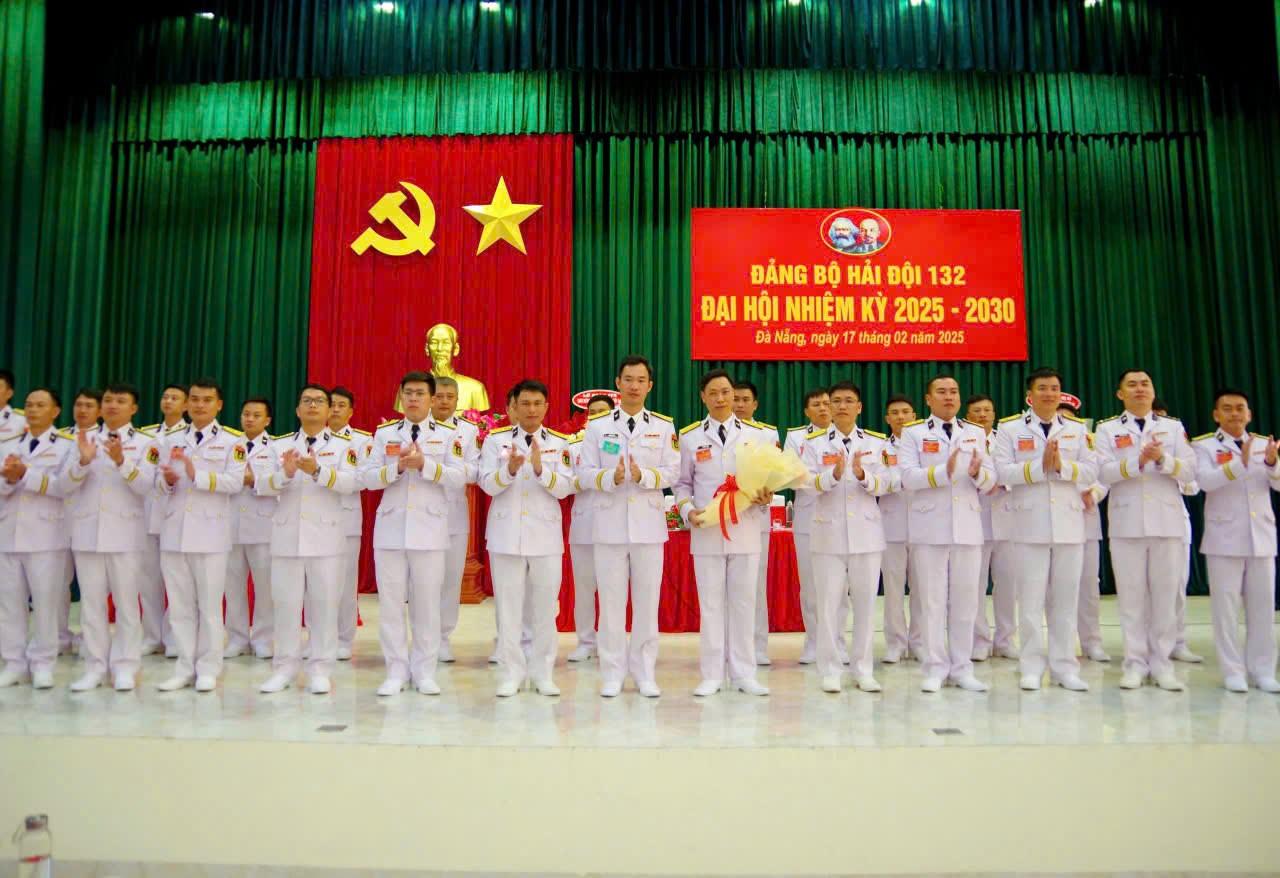 Quyết tâm lãnh đạo Hải đội 132 hoàn thành tốt nhiệm vụ trong nhiệm kỳ mới
