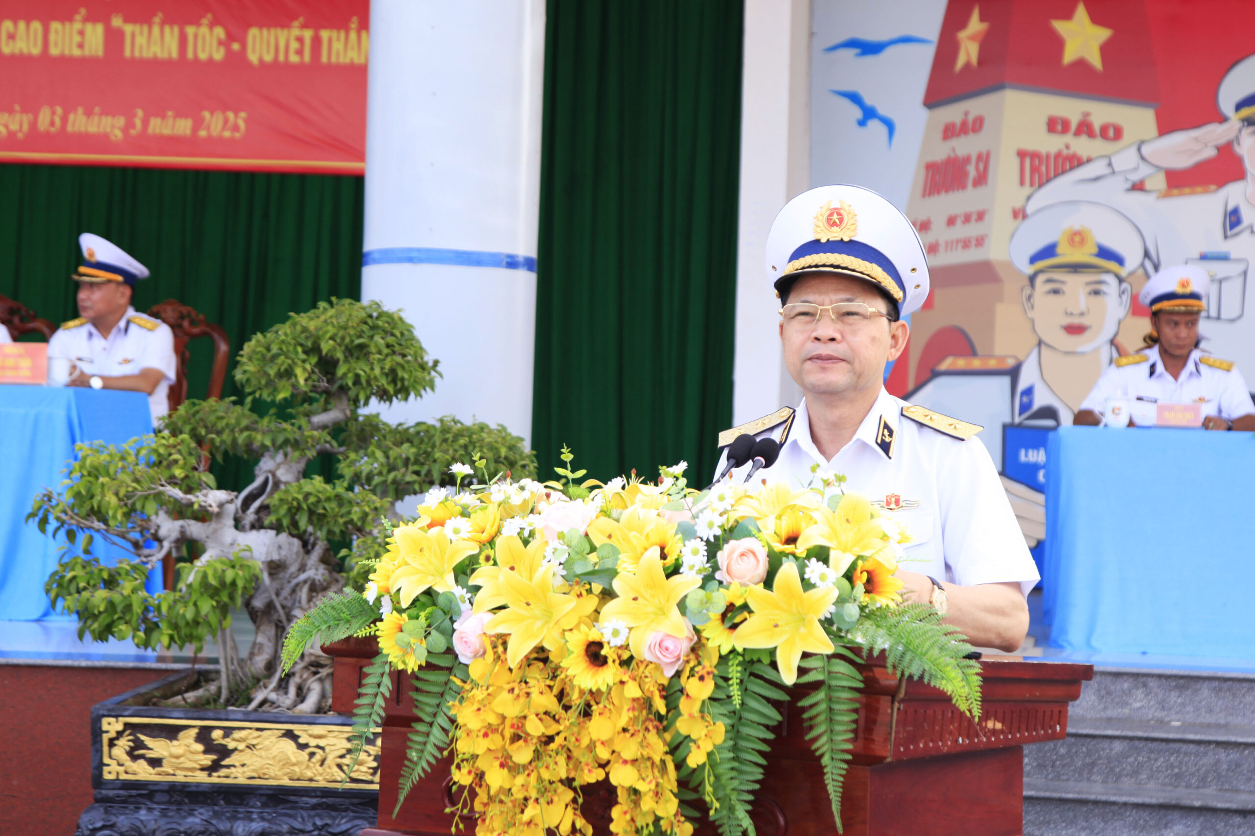 Chính uỷ Hải quân dự Lễ ra quân huấn luyện năm 2025 tại Lữ đoàn 162, Vùng 4 Hải quân