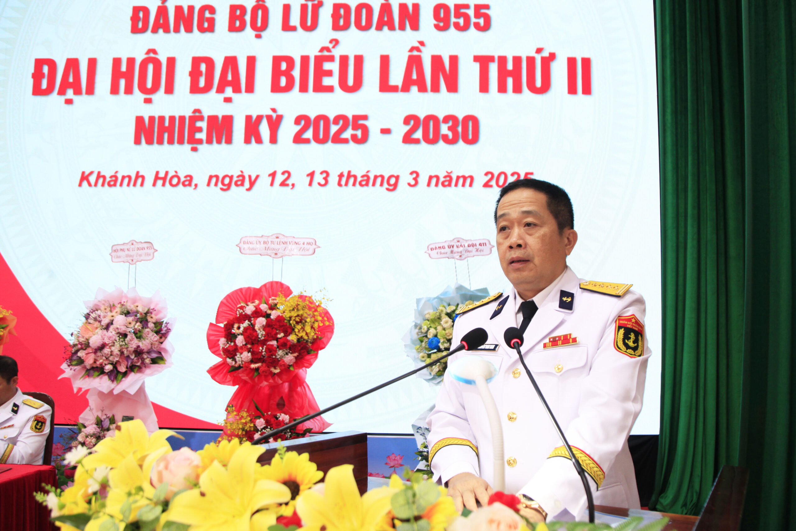 Đại hội đại biểu Đảng bộ Lữ đoàn 955, Vùng 4 Hải quân thành công tốt đẹp