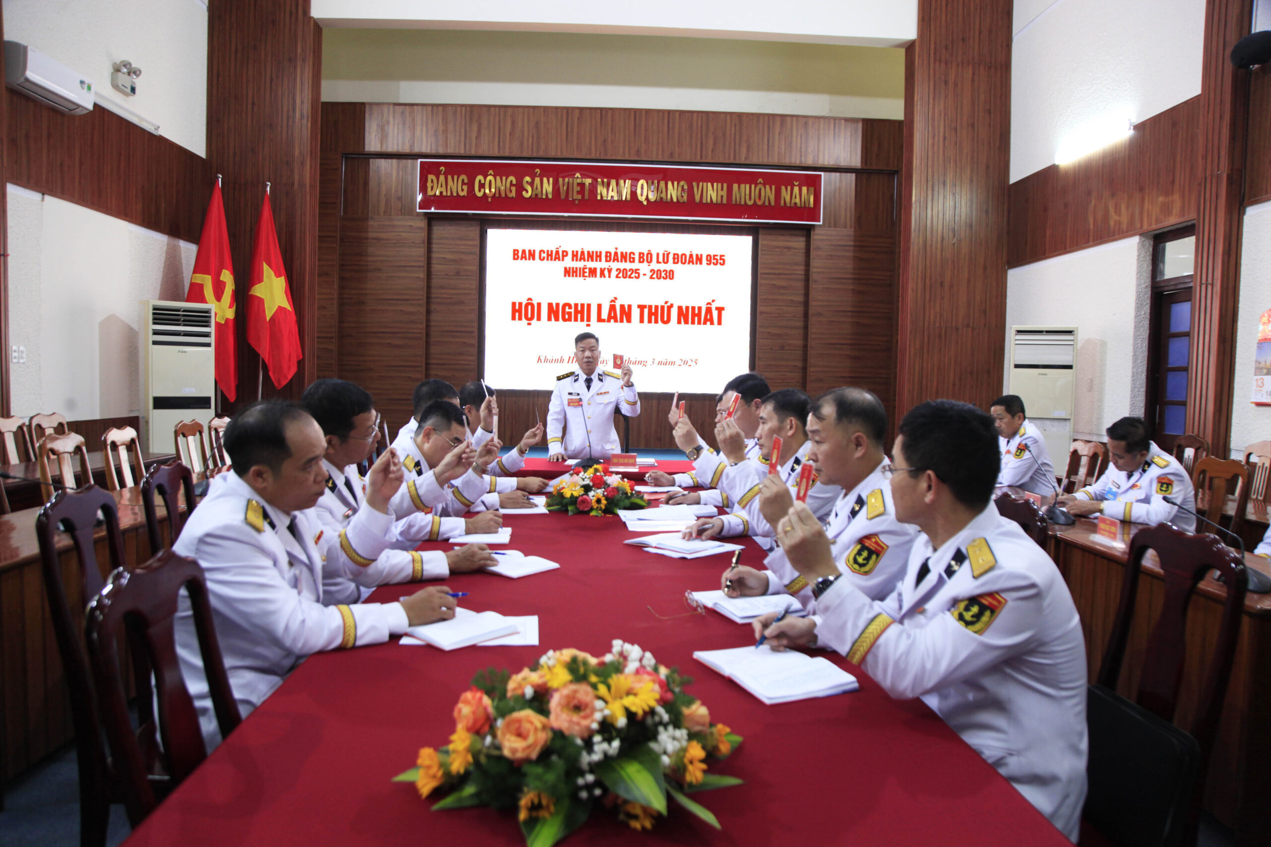 Đại hội đại biểu Đảng bộ Lữ đoàn 955, Vùng 4 Hải quân thành công tốt đẹp