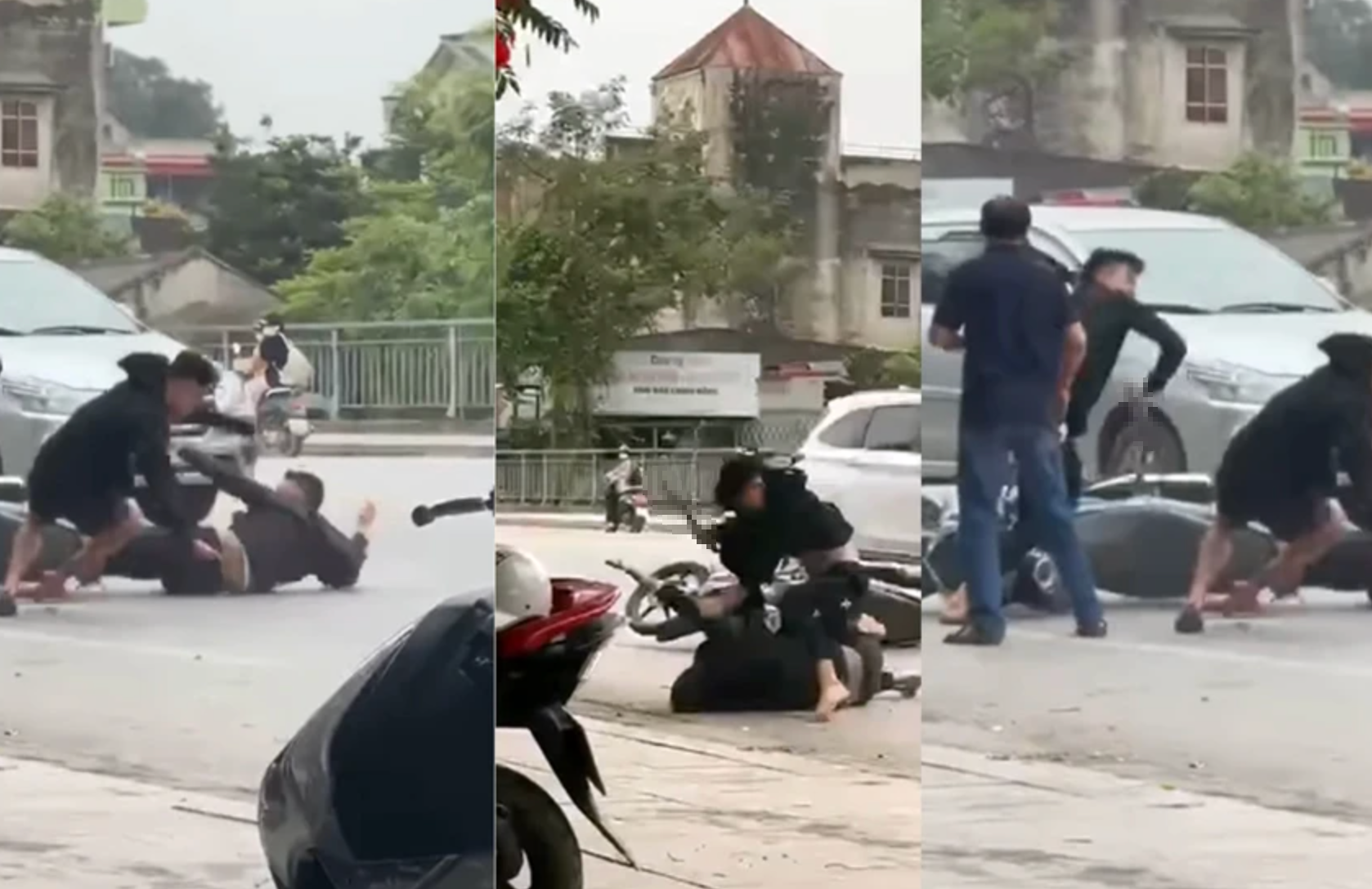 Nam thanh niên bị chém liên tiếp trên đường phố- Ảnh 1.