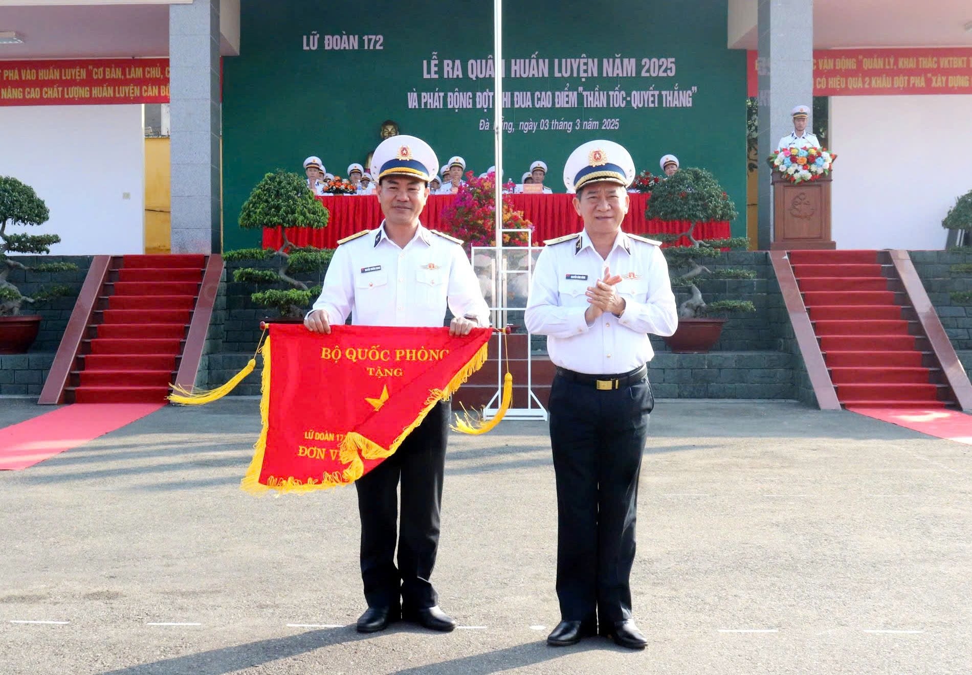 Các đơn vị của Vùng 3 Hải quân tổ chức Lễ ra quân huấn luyện năm 2025