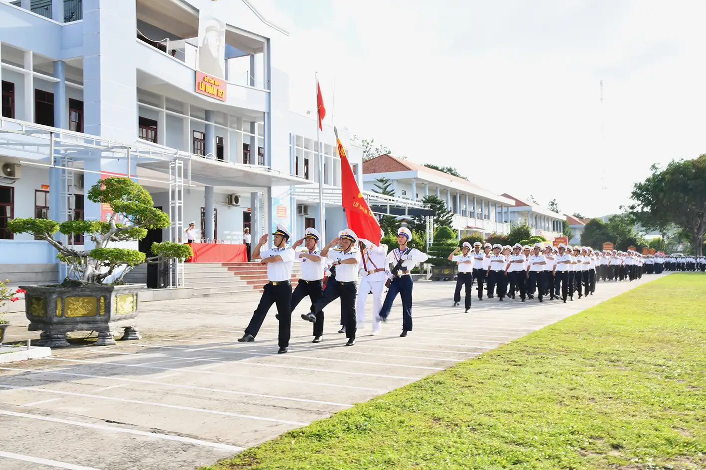 Quân chủng Hải quân kiểm tra công tác huấn luyện tại Bộ Tư lệnh Vùng 5 Hải quân