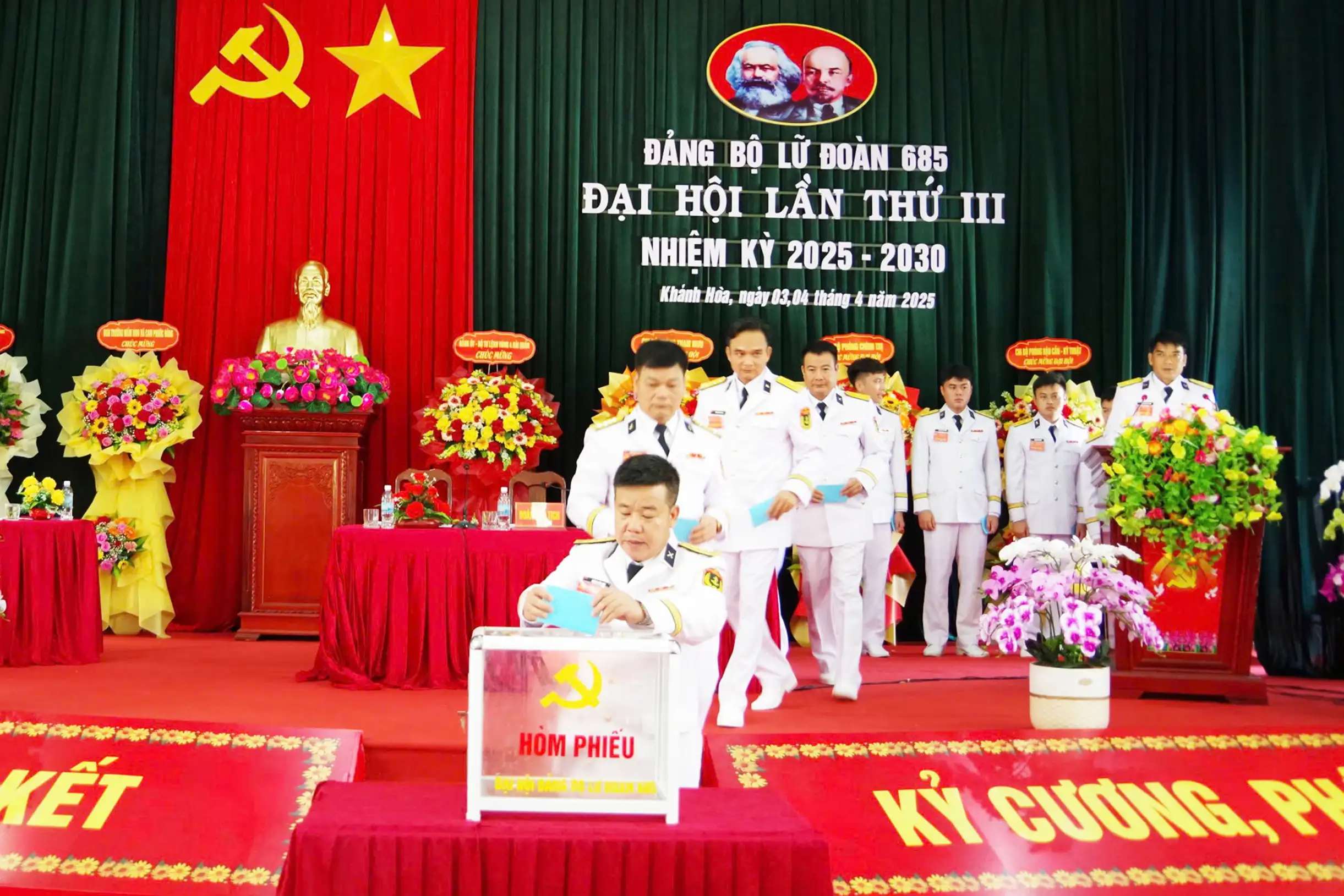 Đại hội Đảng bộ Lữ đoàn 685, Vùng 4 Hải quân thành công tốt đẹp