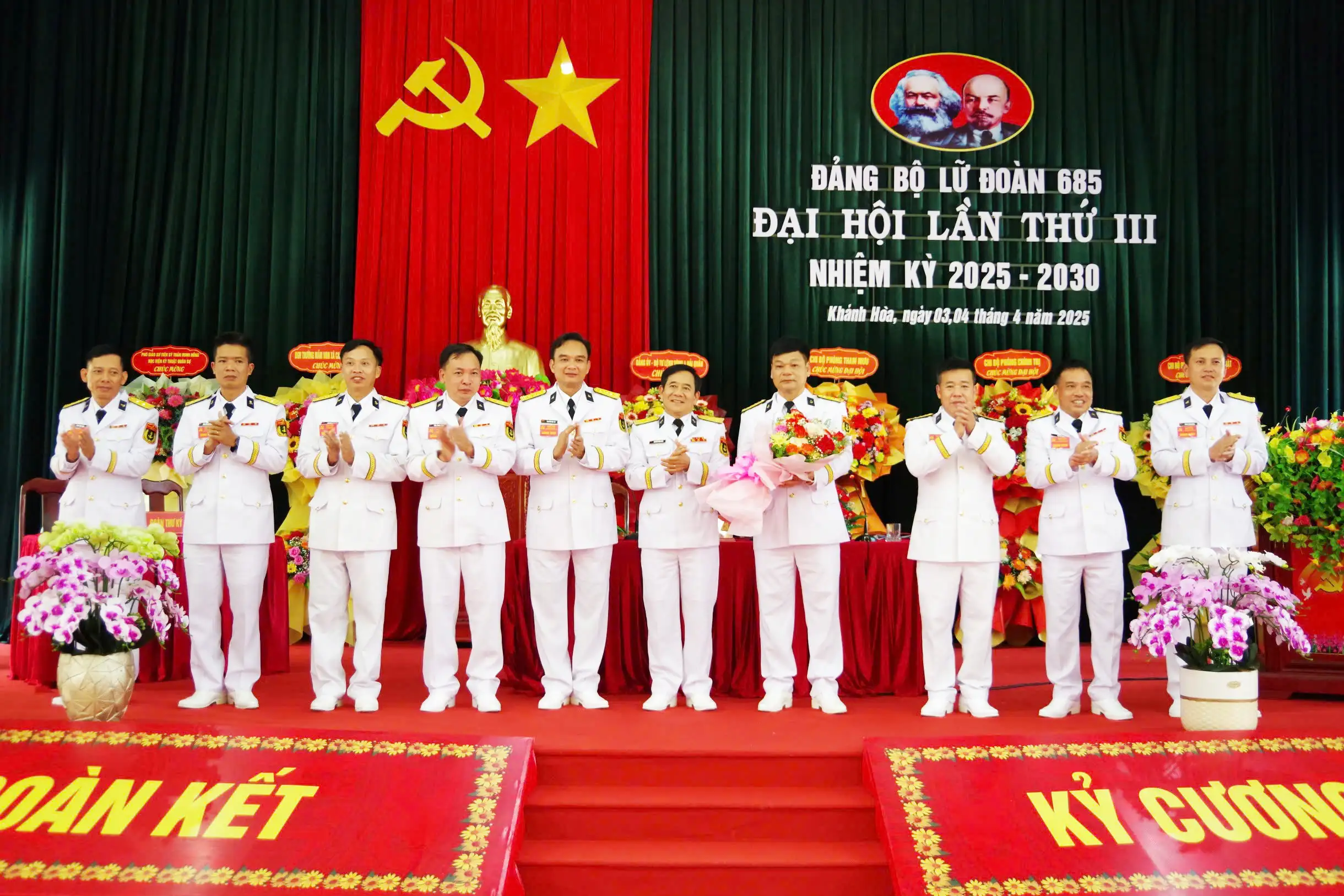 Đại hội Đảng bộ Lữ đoàn 685, Vùng 4 Hải quân thành công tốt đẹp