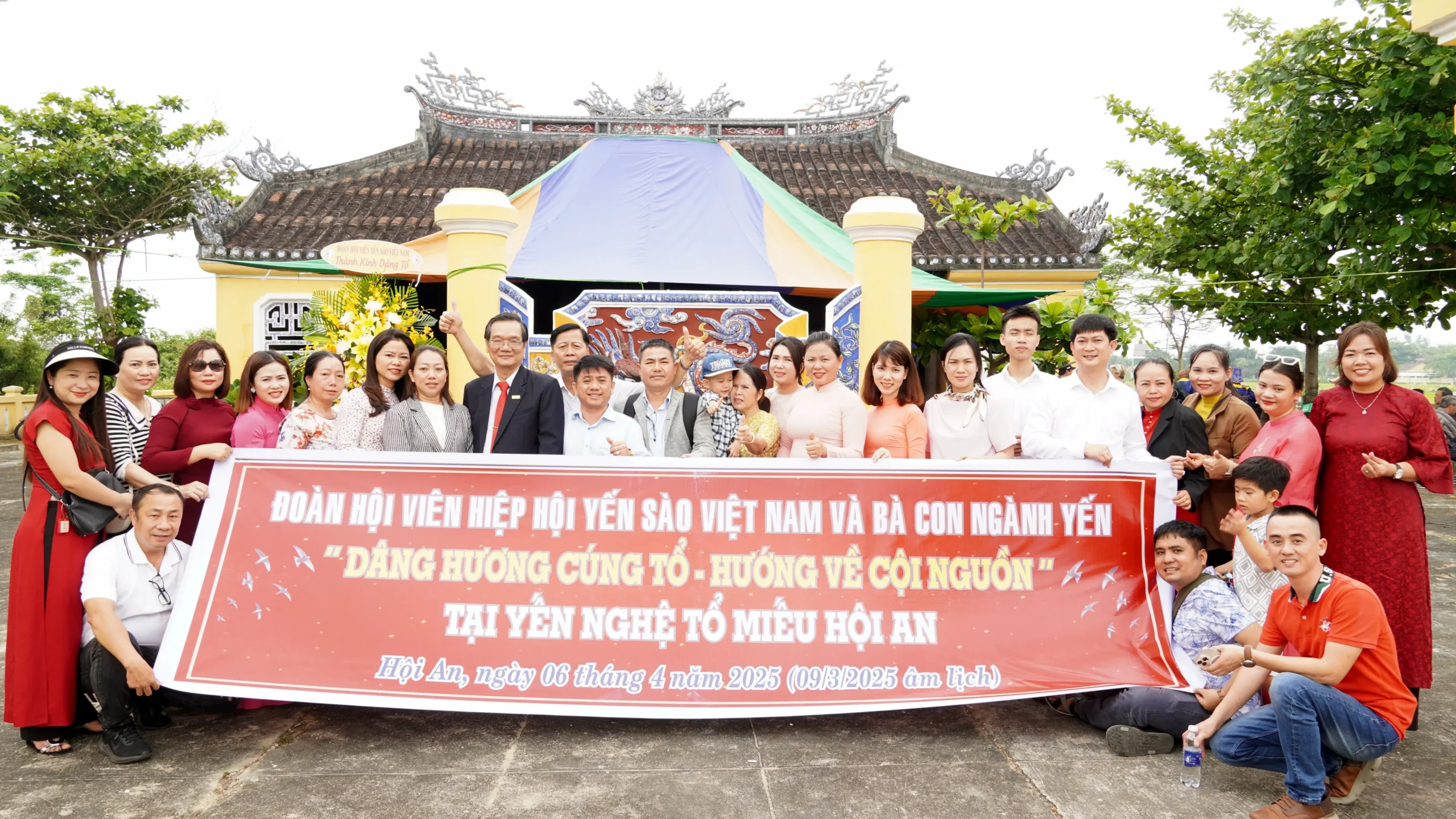 HIỆP HỘI YẾN SÀO VIỆT NAM LONG TRỌNG TỔ CHỨC GIỖ TỔ NGÀNH YẾN TẠI HỘI AN